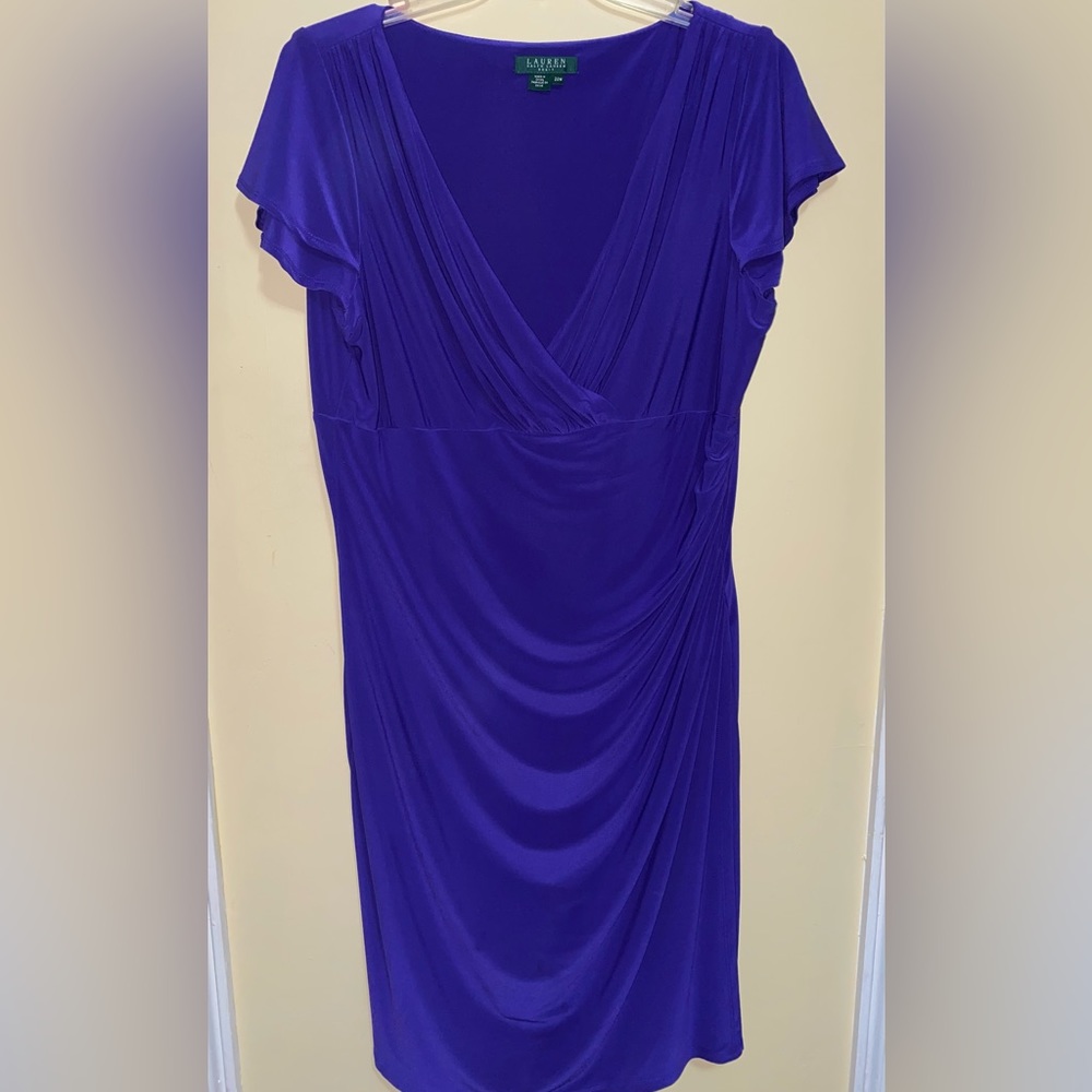 Purple, Ralph Lauren Cocktail Dress (20W)